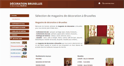 Desktop Screenshot of decoration-bruxelles.be