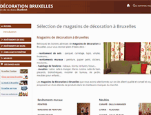 Tablet Screenshot of decoration-bruxelles.be